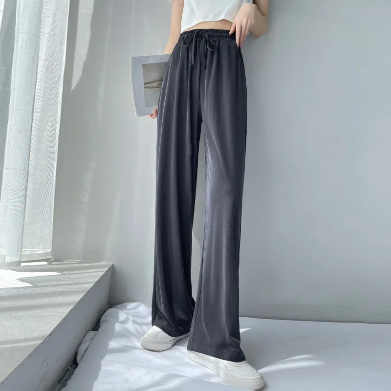 2025 Summer Cuam Silk Wide - Leg Pants