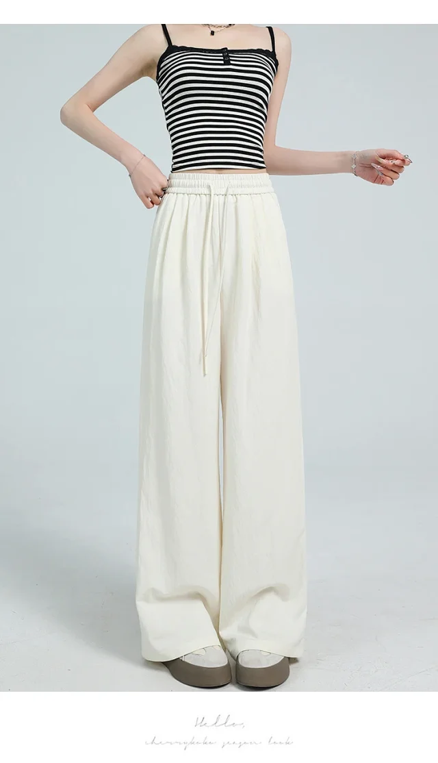 Lazy Style Ice Silk Sunscreen Yamamoto Pants Detail