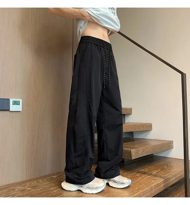 Men's Laser - Holed Quick - Dry Ice Silk Pants Detail