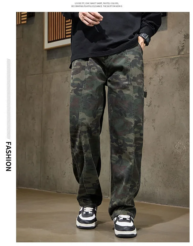Men's Camo Utility Pants Detail