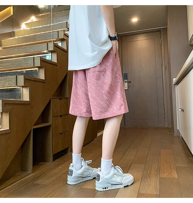 Men's 2025 Summer New Breathable Linen Shorts Detail