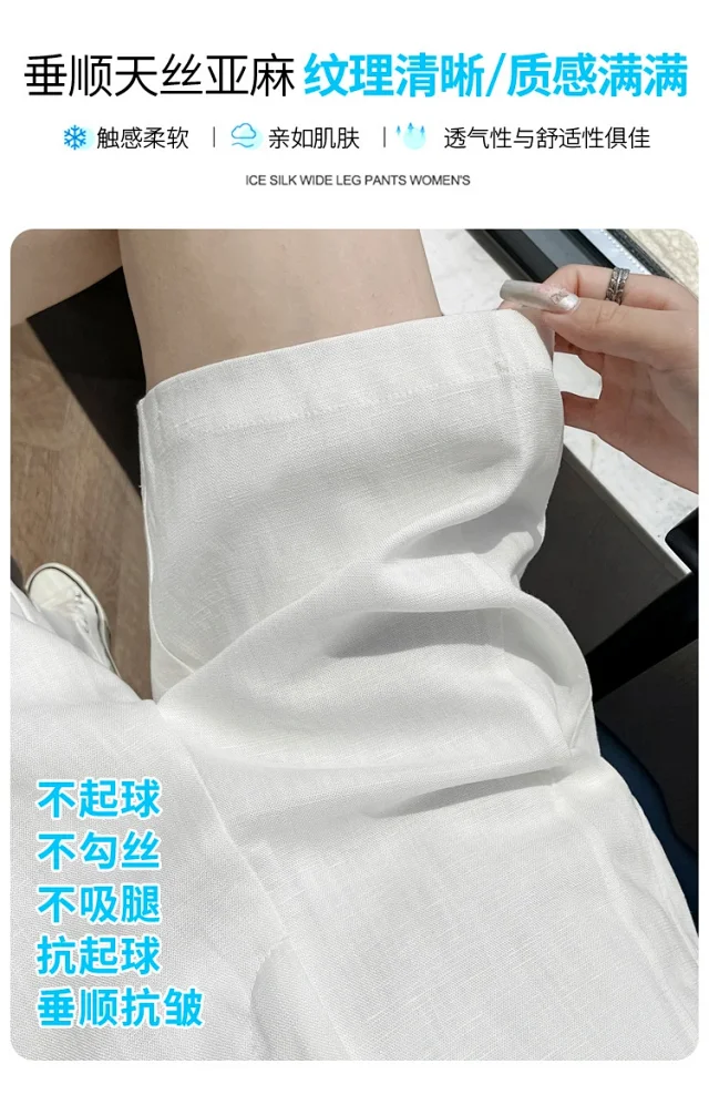 Japanese Retro Linen Suit Shorts for Women Detail