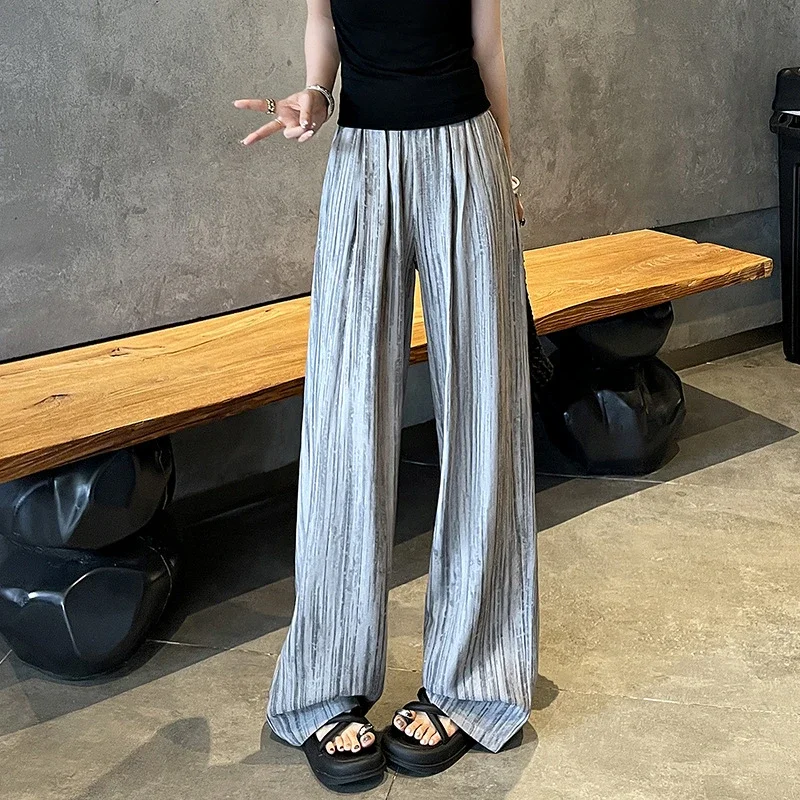 2025 Summer Tie - Dye Wide - Leg Pants