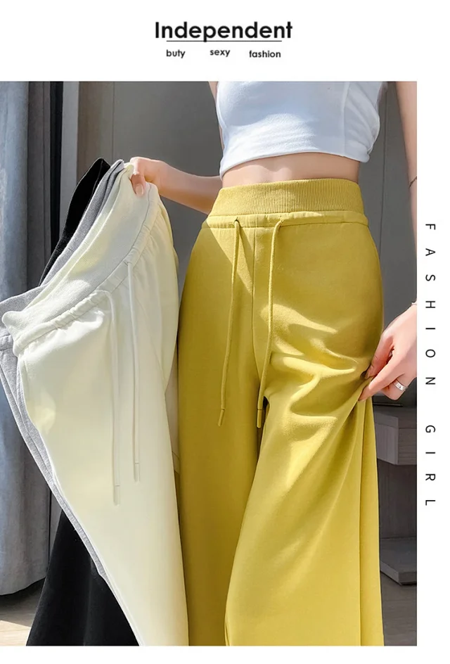 2025 Fall New Women's Straight - Leg Pants Detail