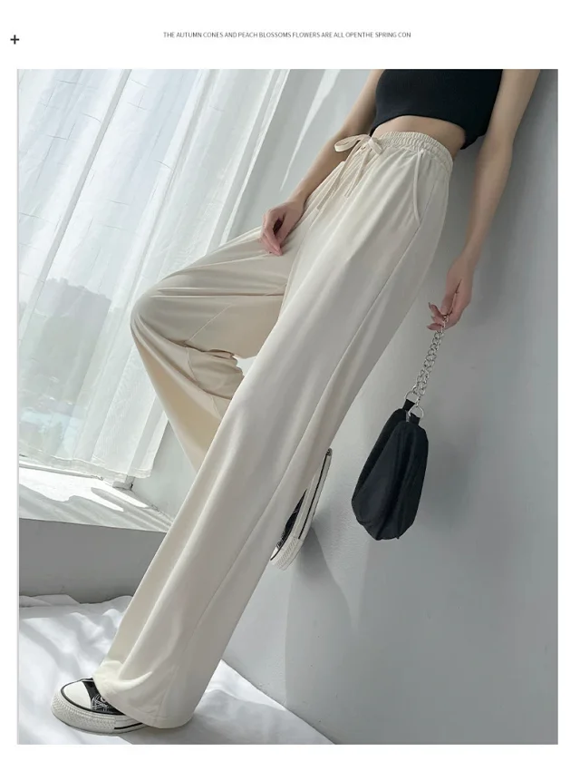 2025 Summer Cuam Silk Wide - Leg Pants Detail