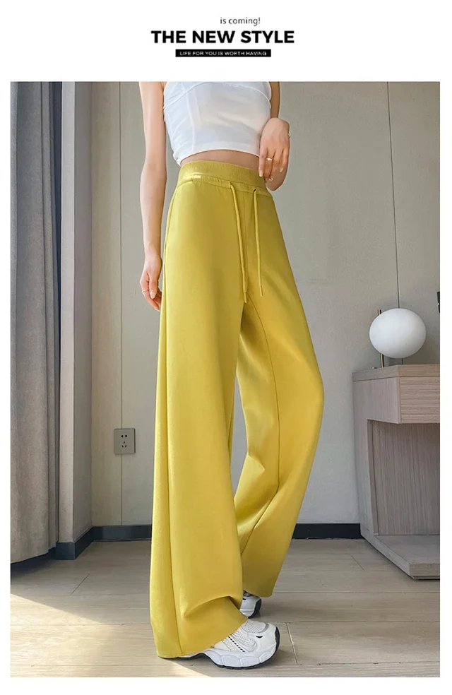 2025 Fall New Women's Straight - Leg Pants Detail
