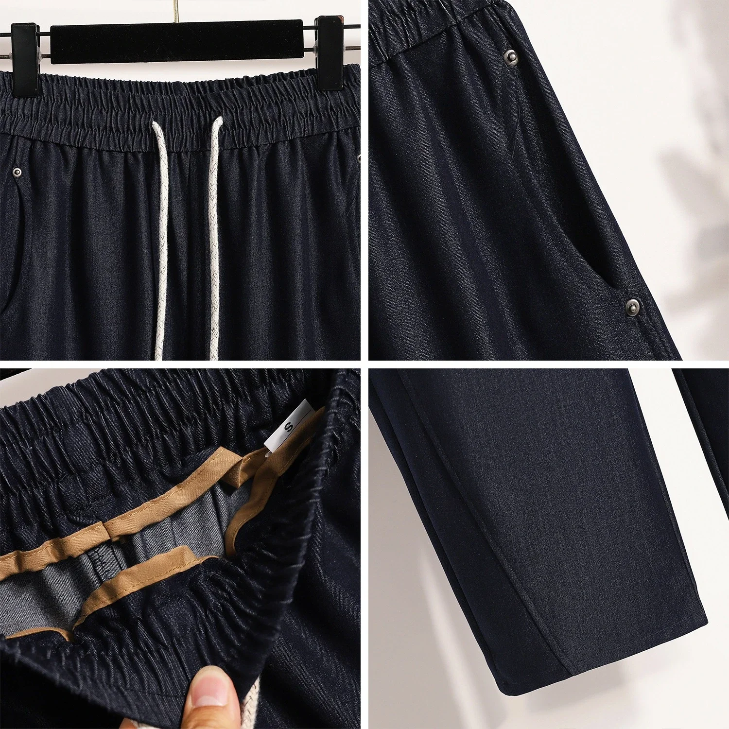 2025 Summer New Denim-like Tencel Wide-leg Pants