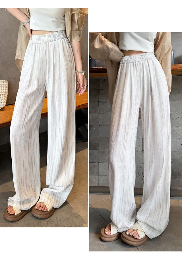 2025 Summer Tie - Dye Wide - Leg Pants Detail