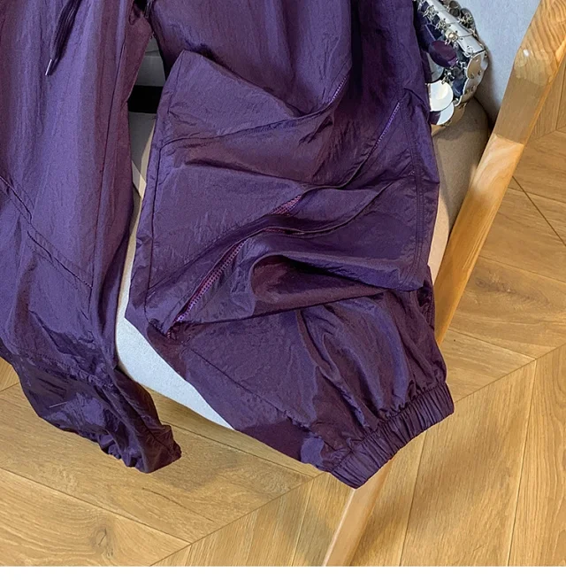 2025 Summer Women's Thin Casual Quick - Dry Pants Detail
