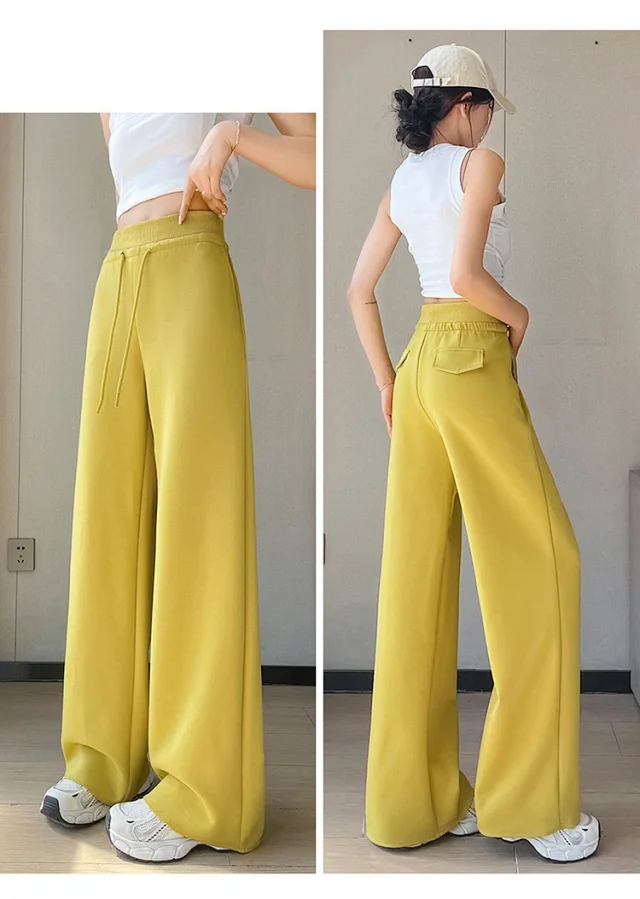 2025 Fall New Women's Straight - Leg Pants Detail