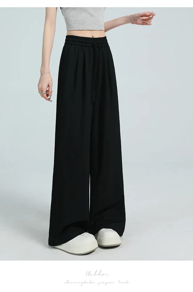 Lazy Style Ice Silk Sunscreen Yamamoto Pants Detail