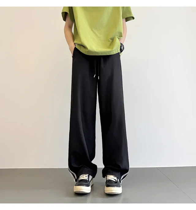 Men's 2025 Summer Straight Casual Pants Detail