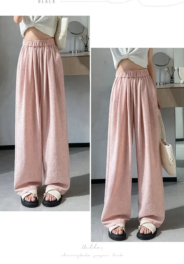 Women's 2025 Summer Linen-cotton Yamamoto Pants Detail