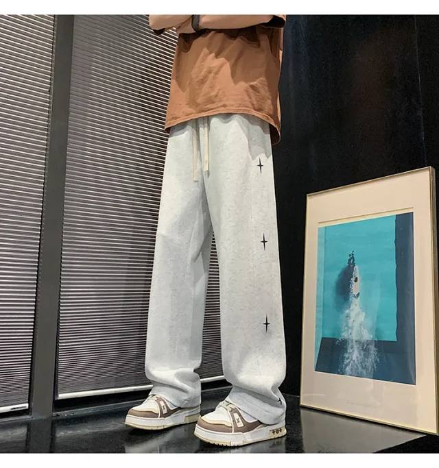 Men's Oversize Sweatpants - Autumn/Winter New Detail