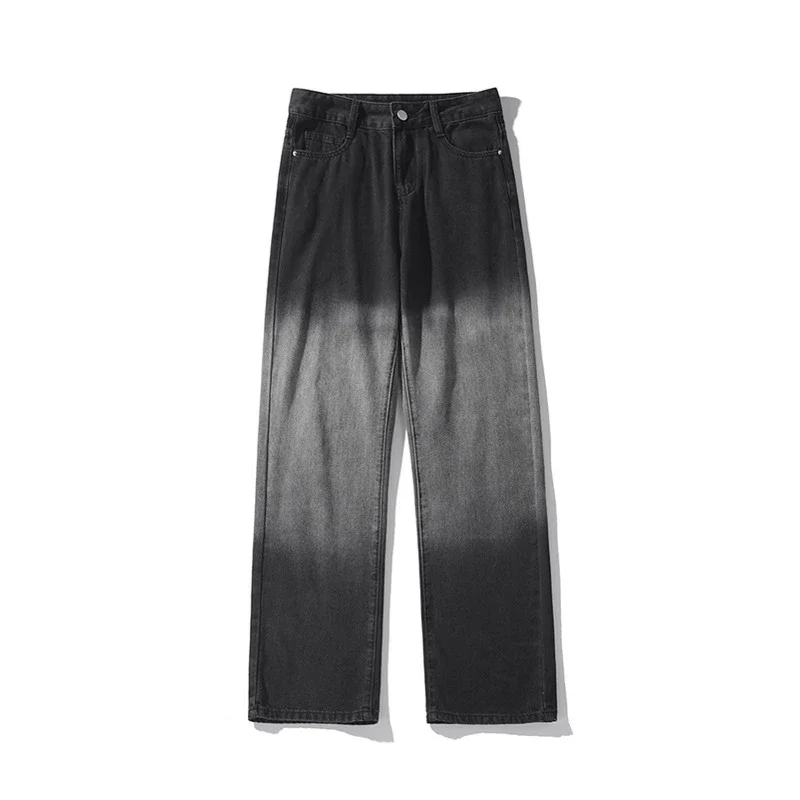 Men's Spring Gradient Straight Jeans
