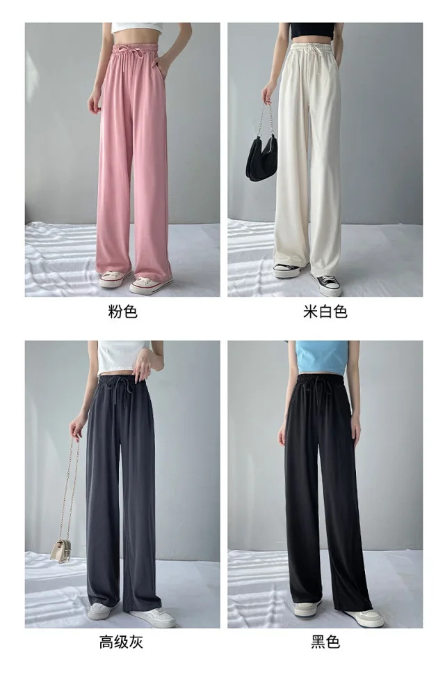 2025 Summer Cuam Silk Wide - Leg Pants Detail