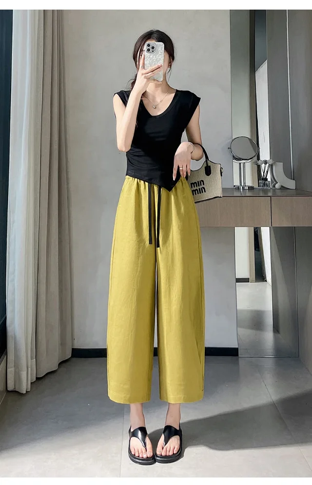 Women's Wide - leg Pants Detail