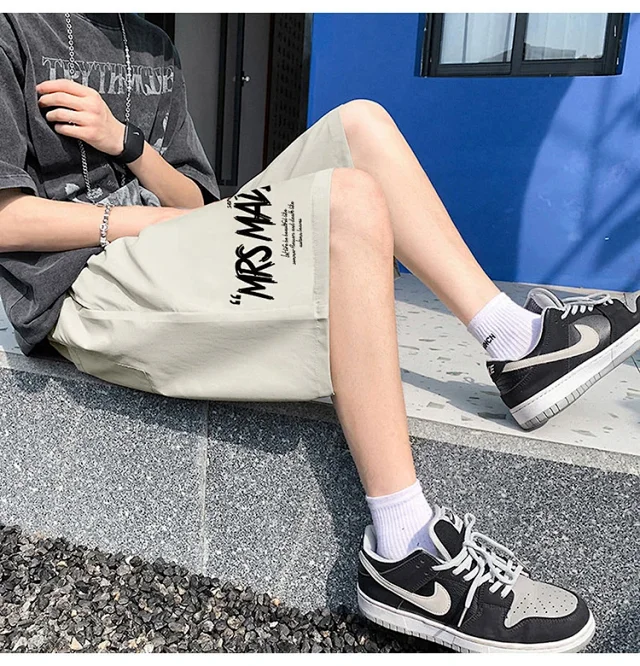 Men's Summer 2025 Oversize Straight Shorts Detail