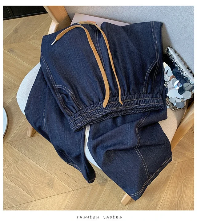 2025 Summer New Wide-Leg Pants for Women Detail