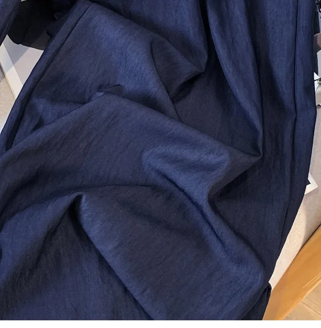 2025 Summer Ice Silk Wide-leg Pants for Petite Women Detail