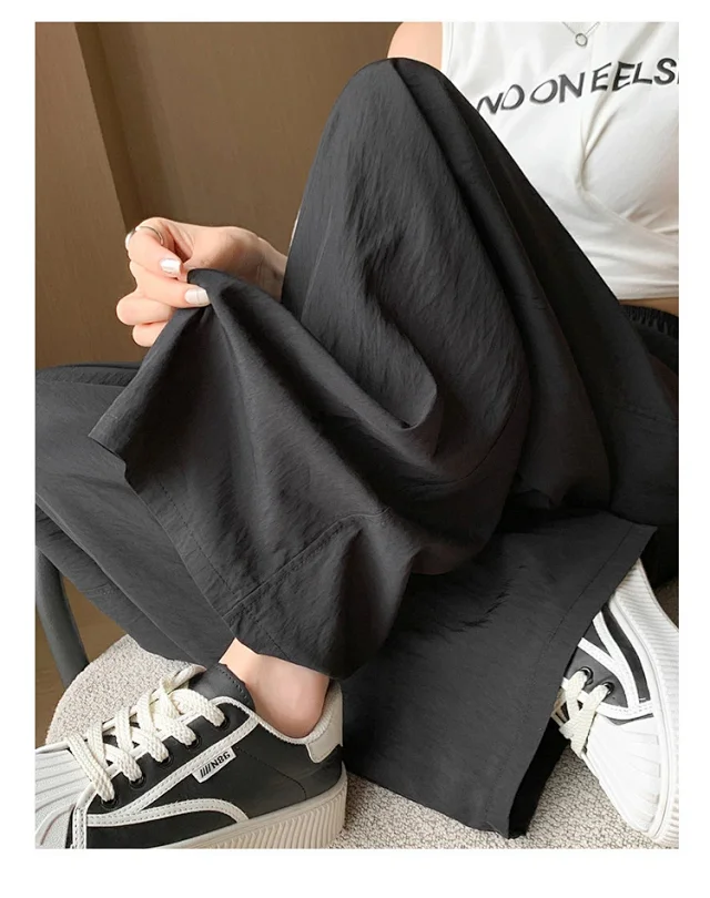 Ice Silk Wide-Leg Pants 2025 Detail
