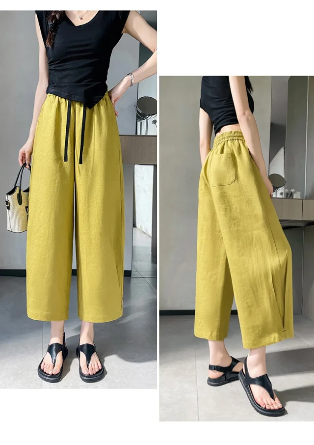 Women's Wide - leg Pants Detail