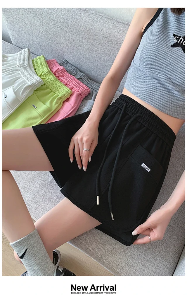 Pink Sport Shorts for Women Detail