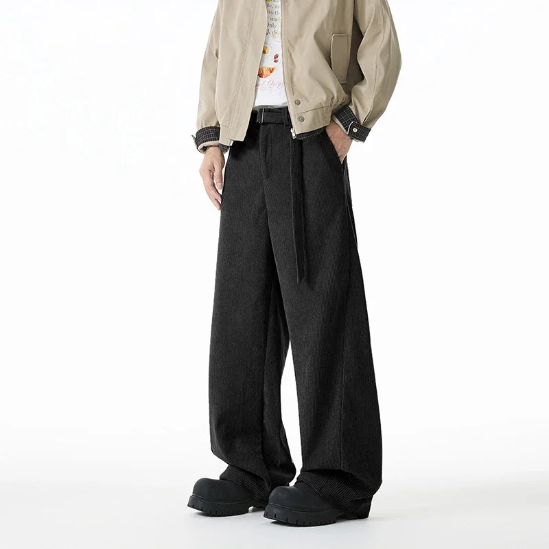 Vintage Corduroy Wide-Leg Work Pants