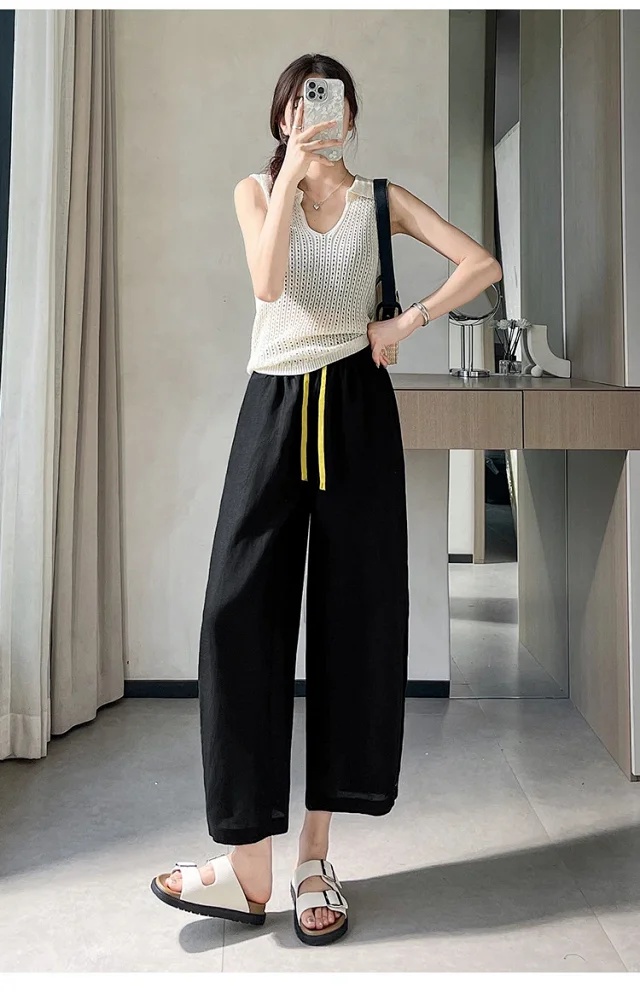 Women's Wide - leg Pants Detail
