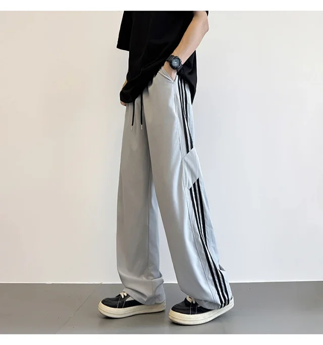 Men's 2025 Summer Straight Casual Pants Detail