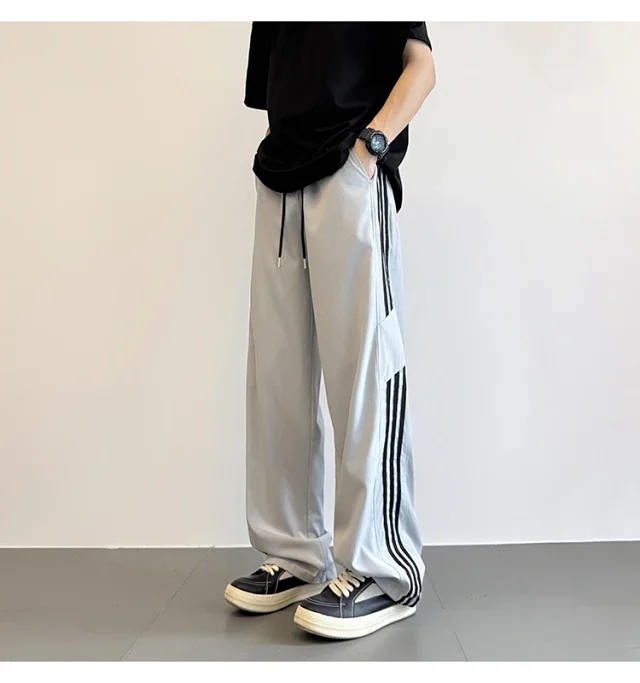 Men's 2025 Summer Straight Casual Pants Detail
