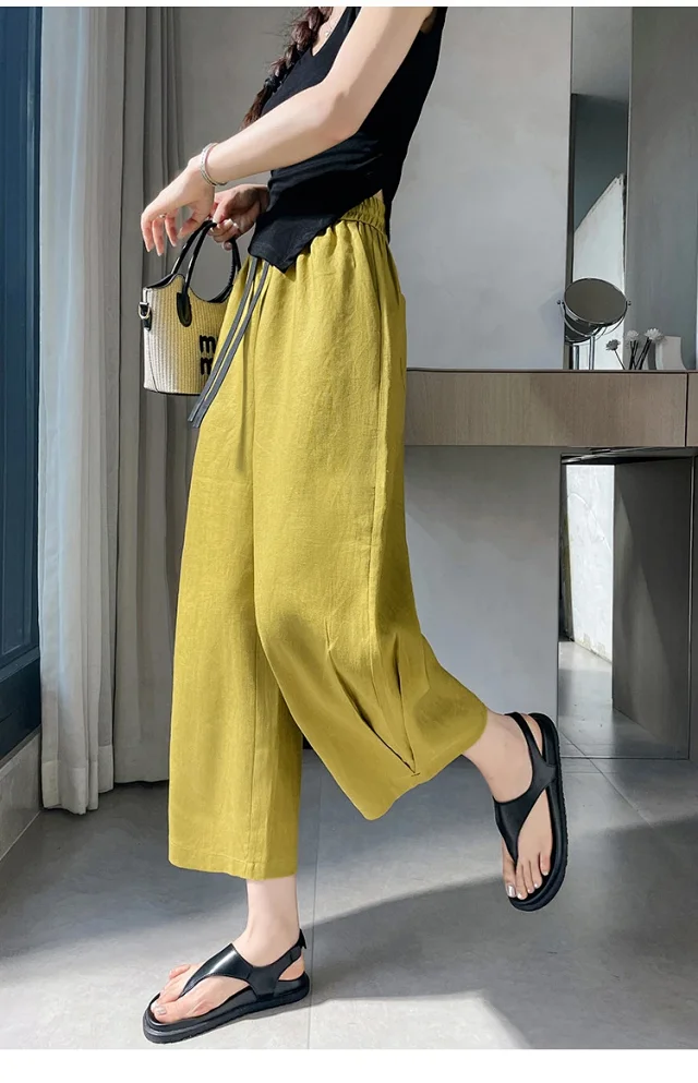 Women's Wide - leg Pants Detail
