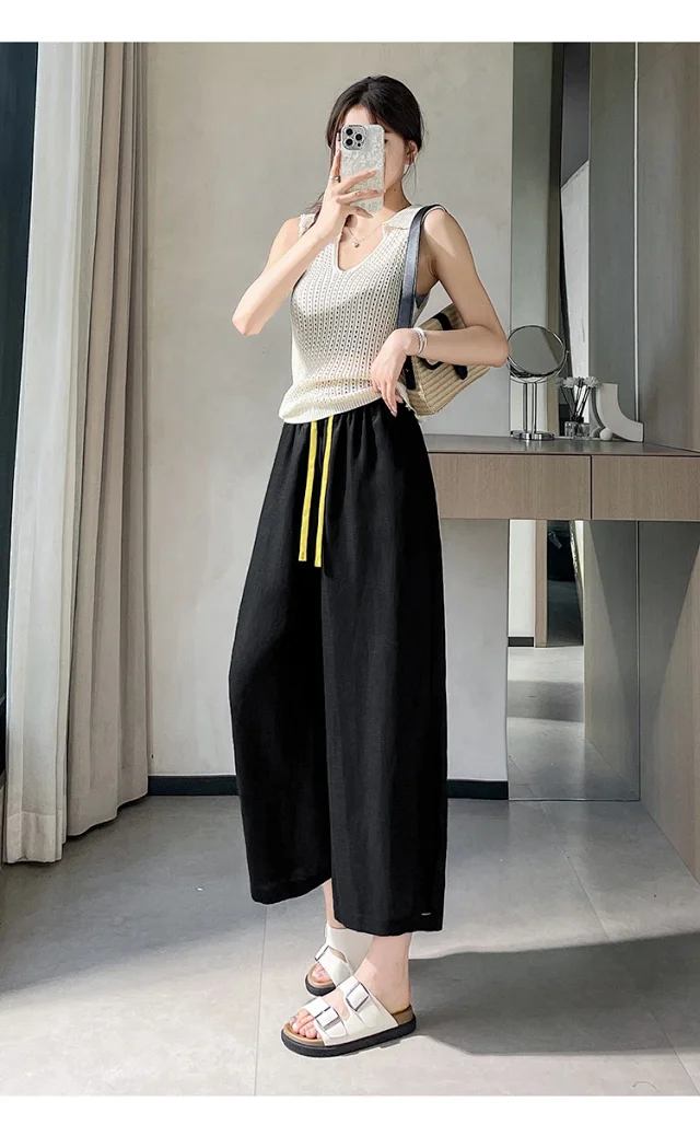 Women's Wide - leg Pants Detail