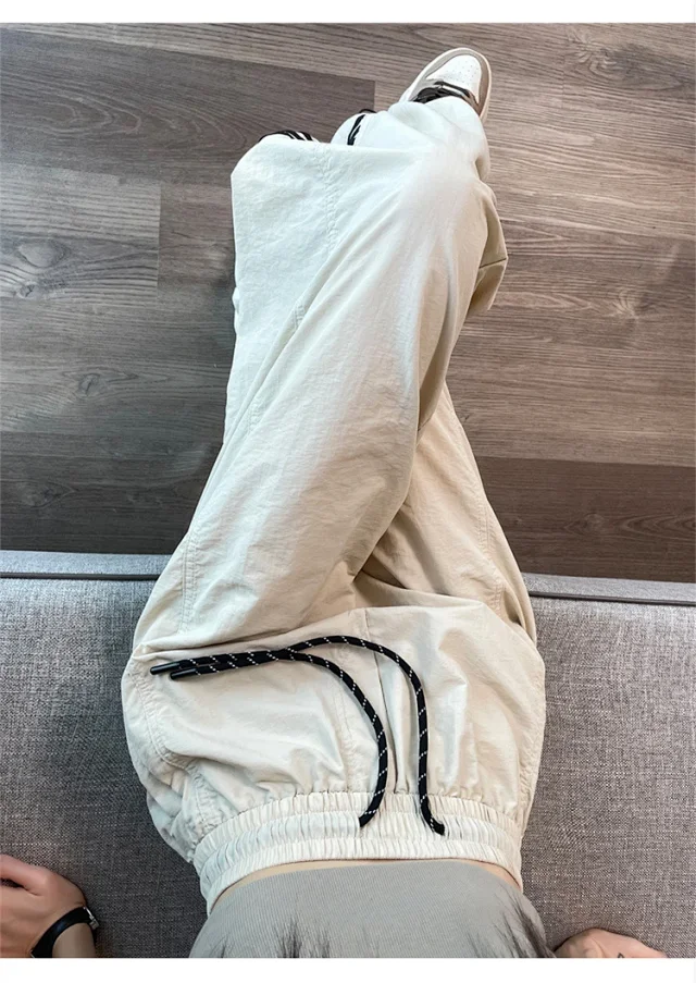 American Ice Silk Quick-Dry Cargo Pants Detail