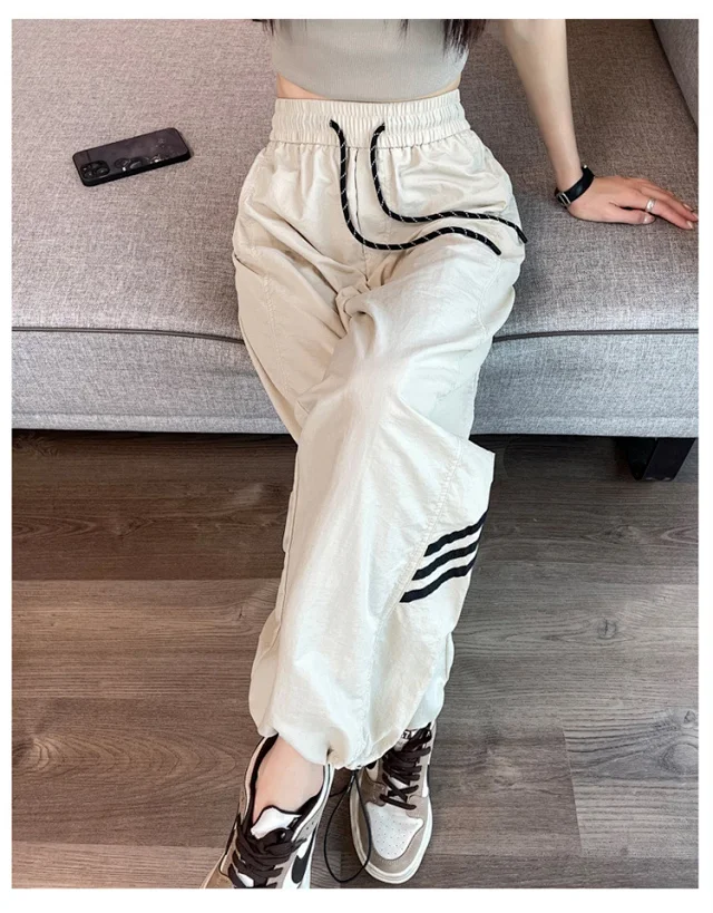 American Ice Silk Quick-Dry Cargo Pants Detail