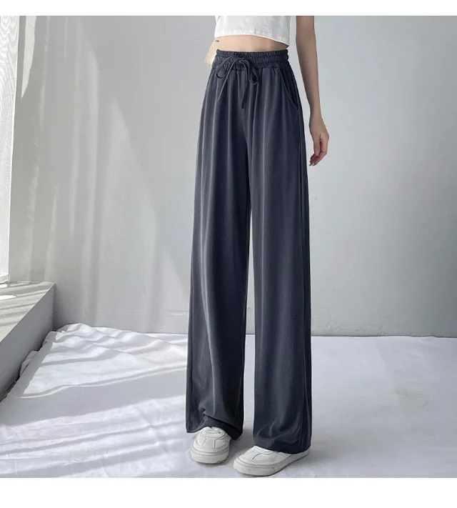 2025 Summer Cuam Silk Wide - Leg Pants Detail
