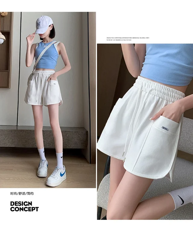 Pink Sport Shorts for Women Detail