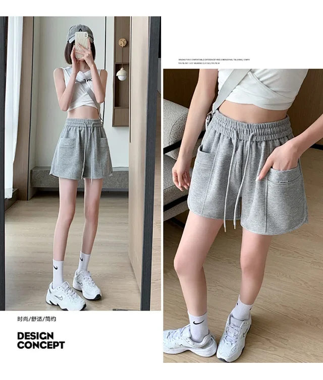 Pink Sport Shorts for Women Detail
