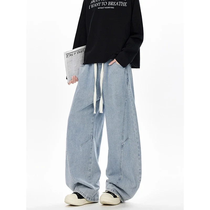American Men's Loose Straight Jeans