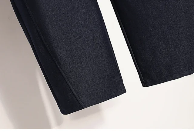 2025 Summer New Denim-like Tencel Wide-leg Pants Detail