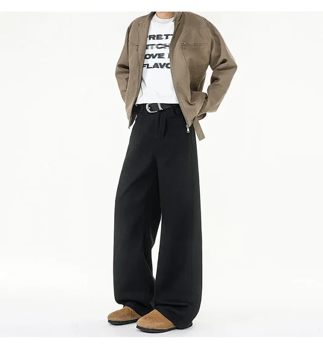 190 Tall Extra-Long White Jeans for Men Detail