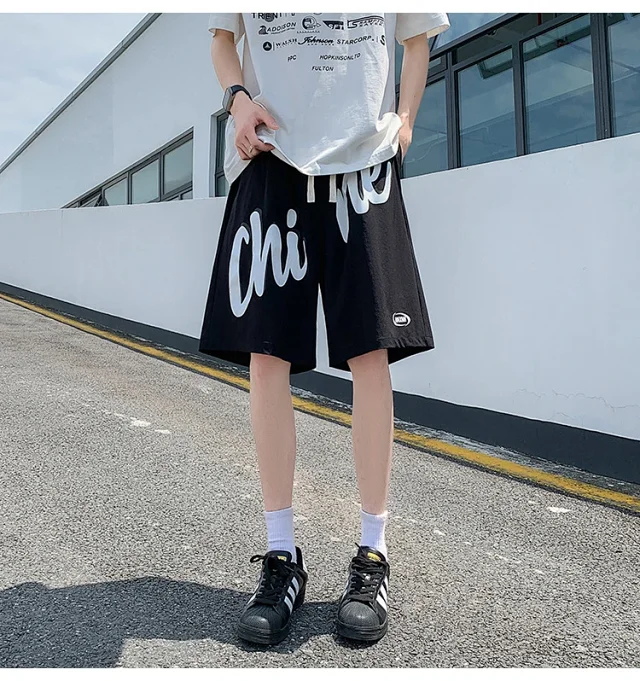 2025 Summer Men's Ice Silk Shorts Detail
