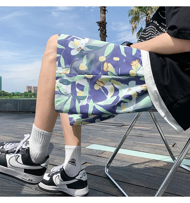 Men's Beach Shorts Swim Trunks Detail