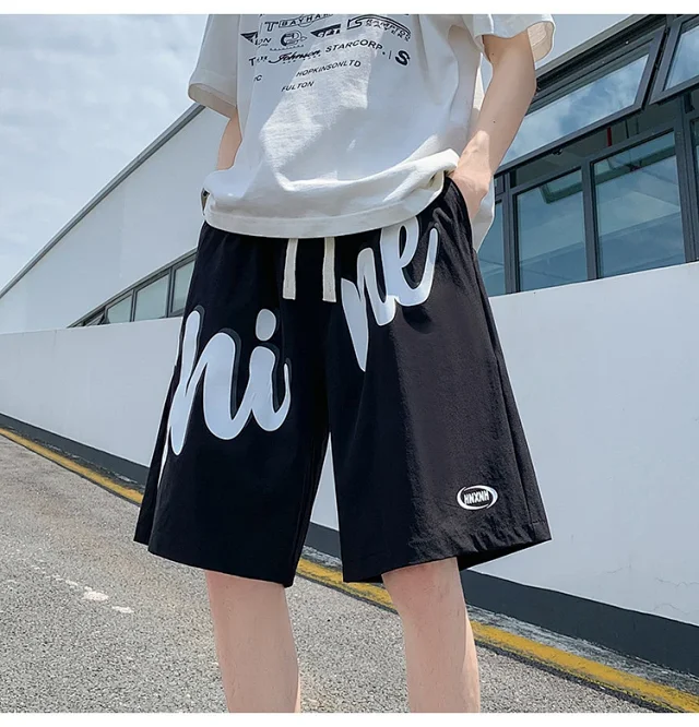 2025 Summer Men's Ice Silk Shorts Detail