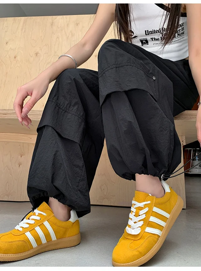 Women's Summer Loose Workwear Pants Detail