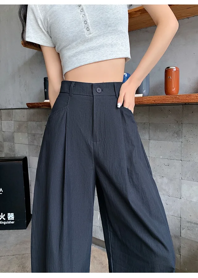 Vintage Tencel Cotton Wide-Leg Balloon Pants Detail
