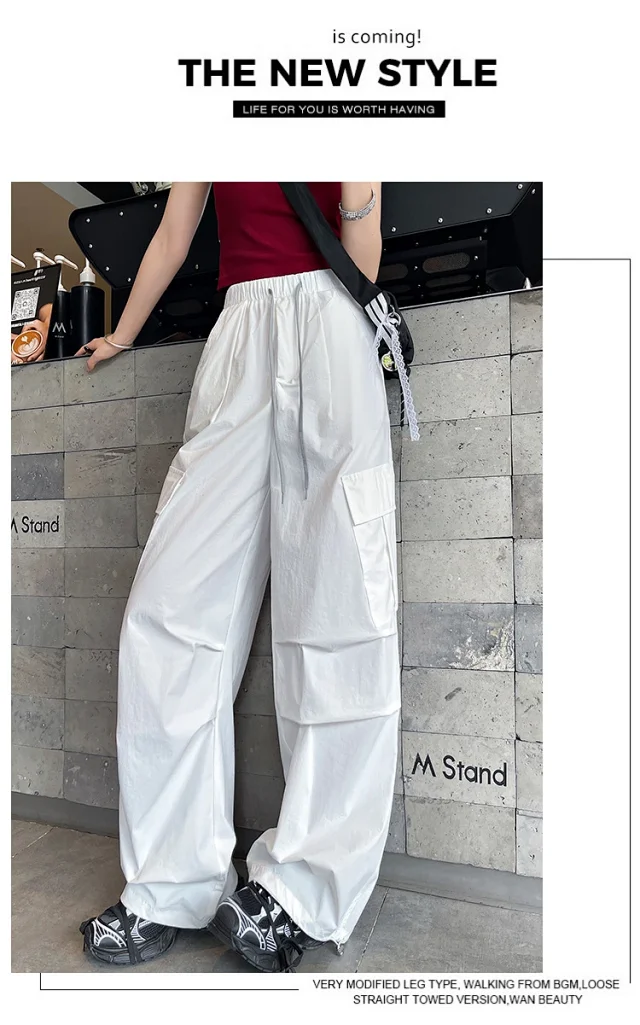 Women's 2025 Summer Quick-Dry Cargo Pants Detail