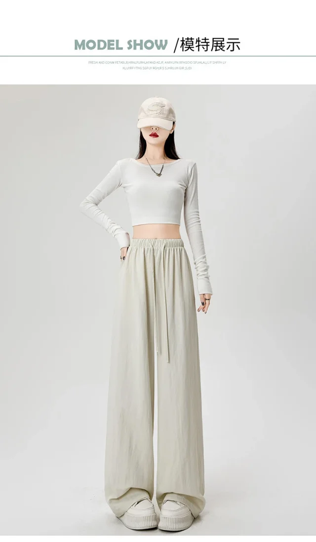 Ice Silk Yamamoto Pants for Women Detail