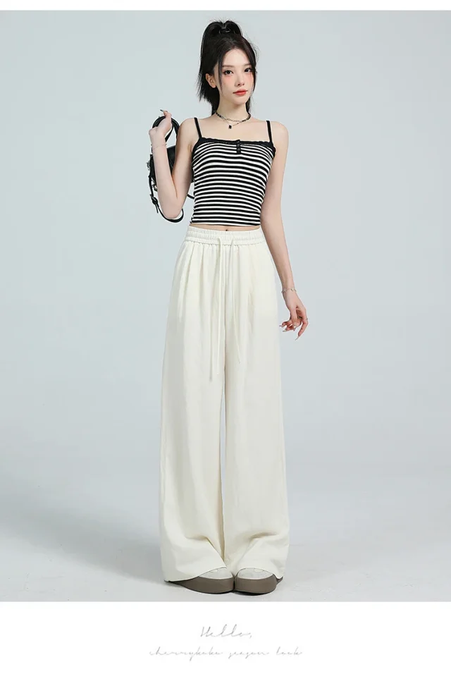 Lazy Style Ice Silk Sunscreen Yamamoto Pants Detail