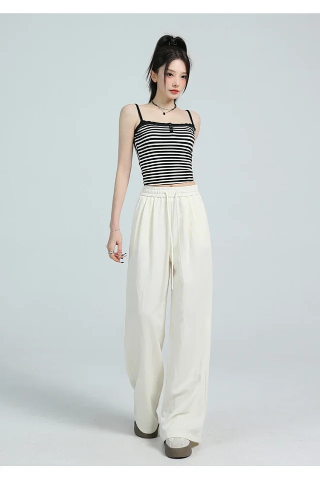 Lazy Style Ice Silk Sunscreen Yamamoto Pants Detail